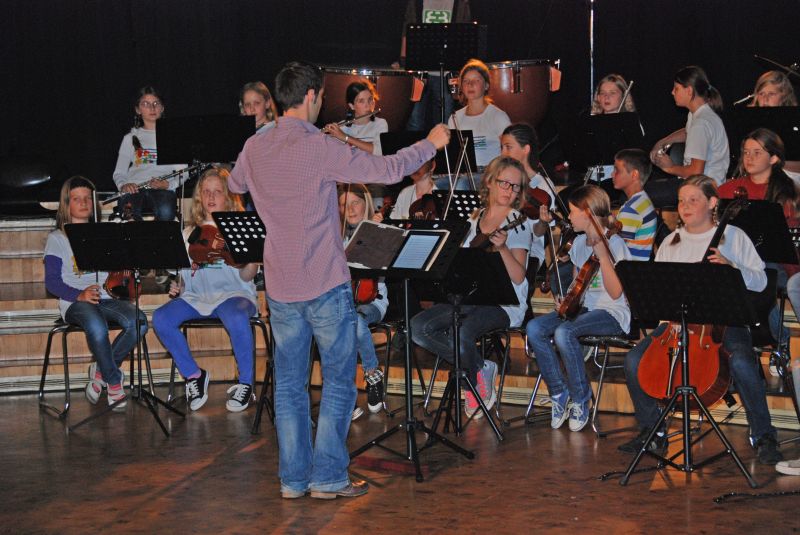 Die con brio-Musikklasse von und mit Herrn Seidel.