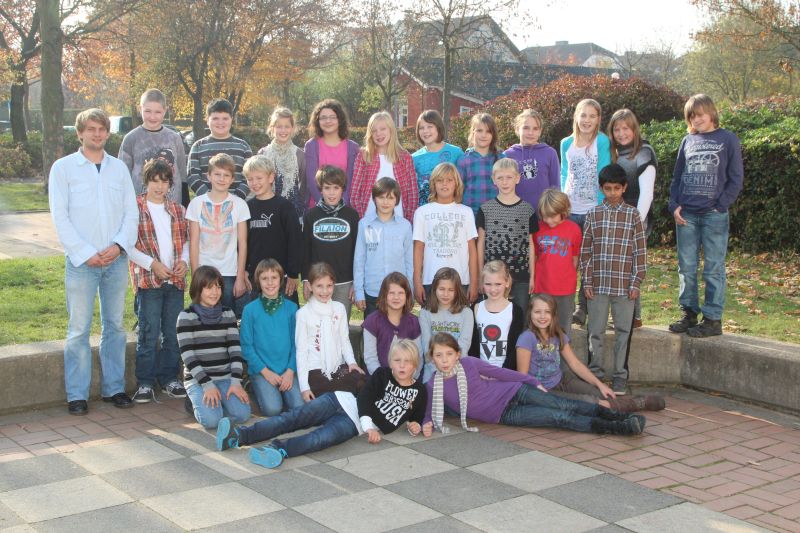 Die Klasse 5b von und mit Herrn Koderisch.