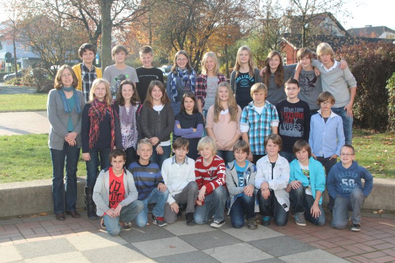Die Klasse 6c von und mit Frau Becker. Anne Becker.