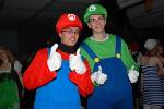 Mario als ... Mario. Lukas als L...uigi.
