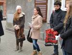 Während die Stadtführung durch Tarnów für einige polnischen Schüler ein echter Test ihrer Deutschkenntnisse ist…