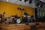 Bandprobe: Emilia, Simon, Herr Schoo, Phil und Herr Busch